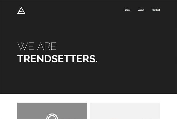 minimalist website
